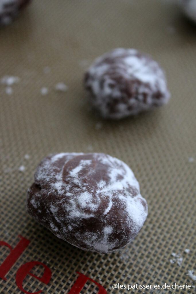 recette crinkles chocolat