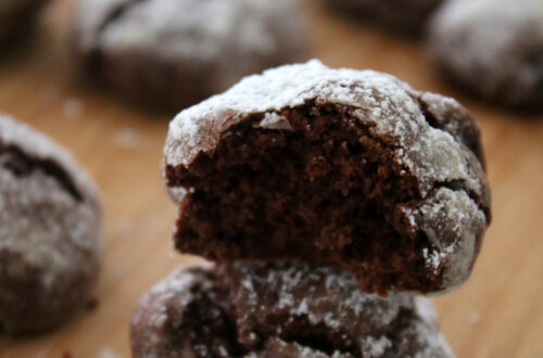 recette des crinkles au chocolat