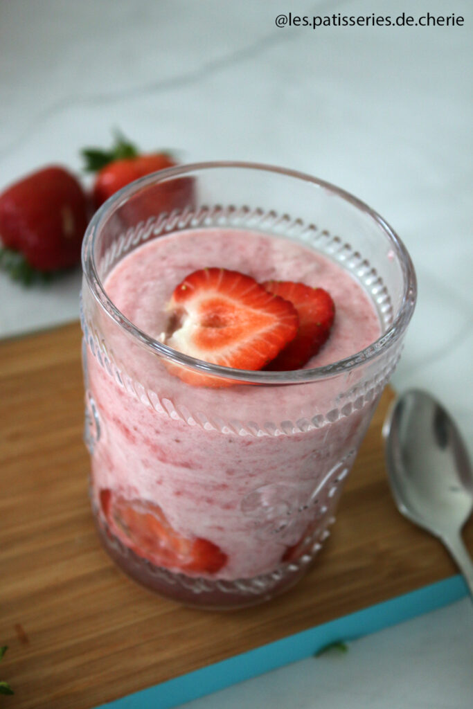 recette mousse fraises