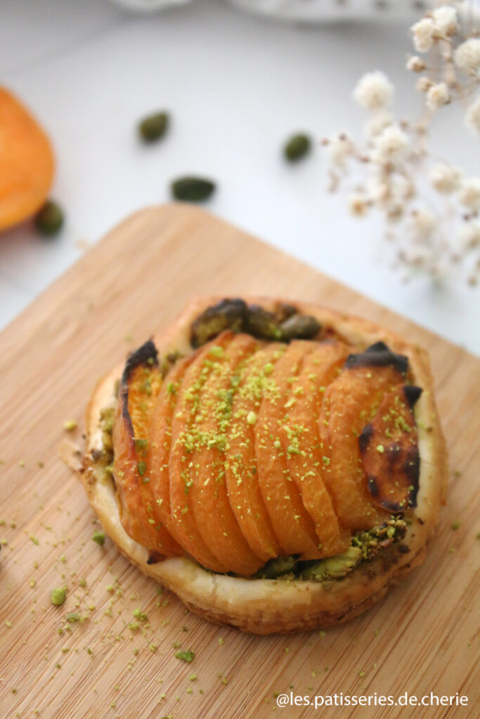 tarte fine abricots pistache