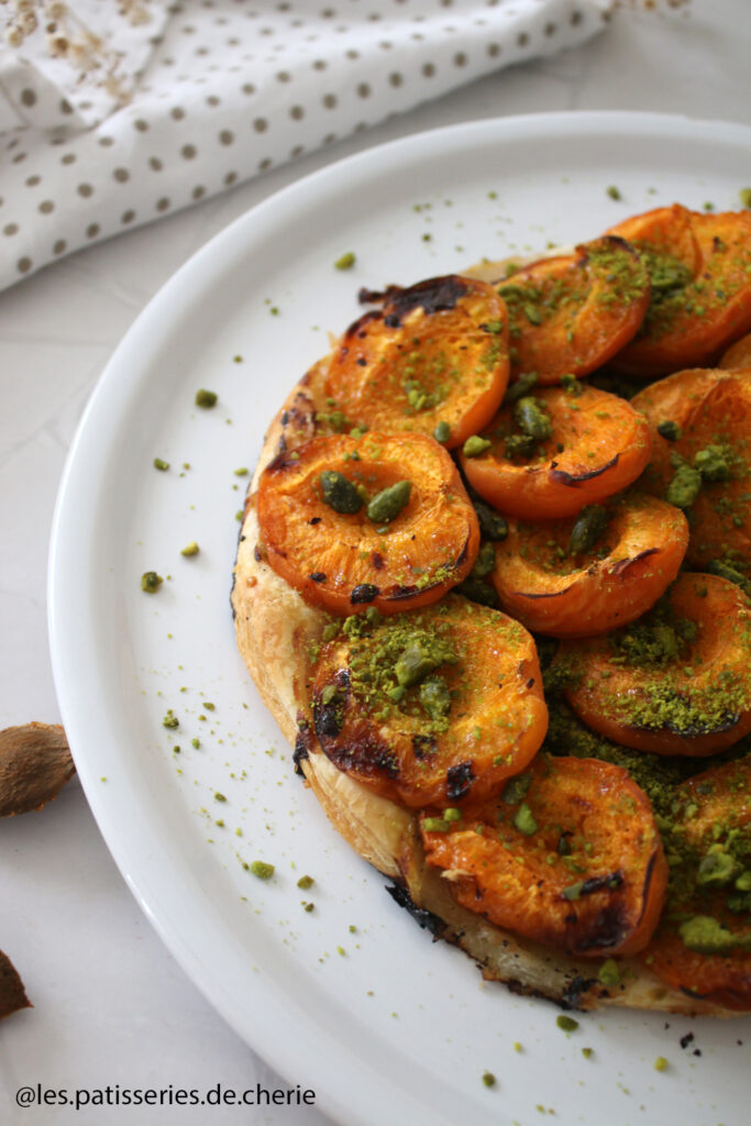 tarte aux abricots pistaches