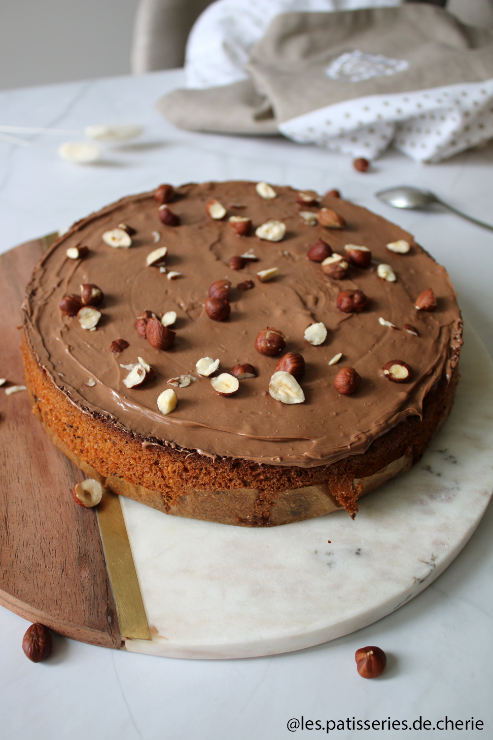 gateau noisettes chocolat felder