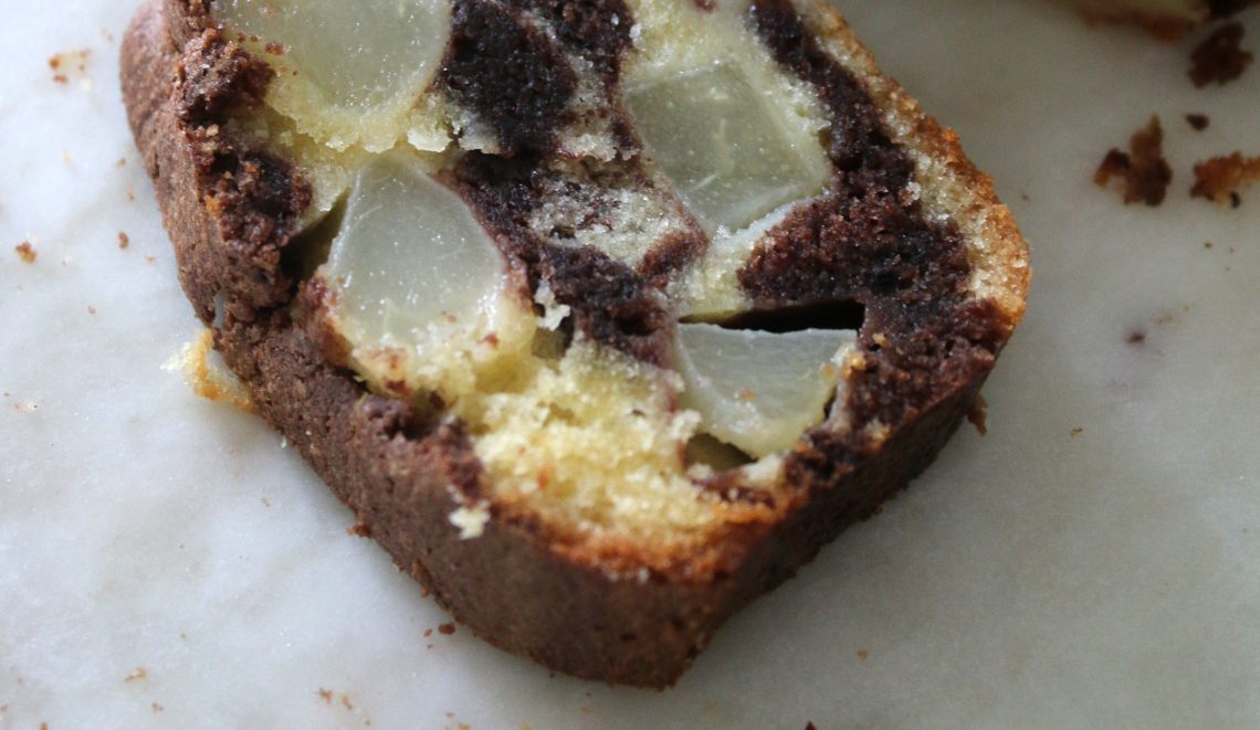 recette cake creme de marrons poires chocolat