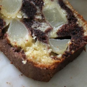 recette cake creme de marrons poires chocolat