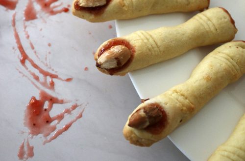 biscuits halloween doigts de sorciere aux amandes
